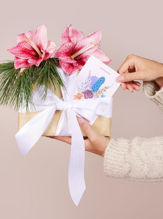 Gutschein für Blumenabo einlösen